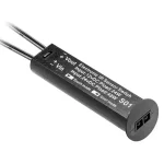 Akciós ár Univerzális érintés nélküli kapcsoló, fekete, fényerőszabályozóval, 12V, Max 24W, Mini AMP csatlakozóval