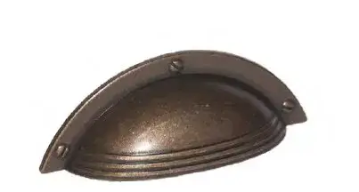Z212_AB, Fém bútorfogantyú, antikolt bronz színű, 64 mm furattávval Utolsó esély