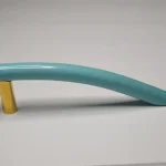 Retro fém, kék - arany színű, 96 mm furattávval Vedd meg most