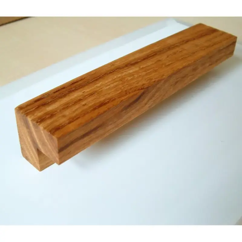 Modern Massivholz Möbelgriff, Eiche,BA 64-96-128 mm, geölt Legjobb ár