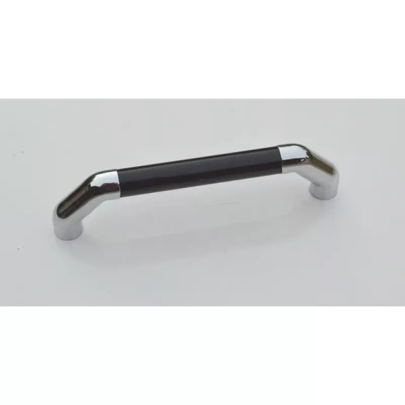 Kunststoff-Möbelgriff, Farbe silber-schwarz, Bohrung 96 mm Olcsó