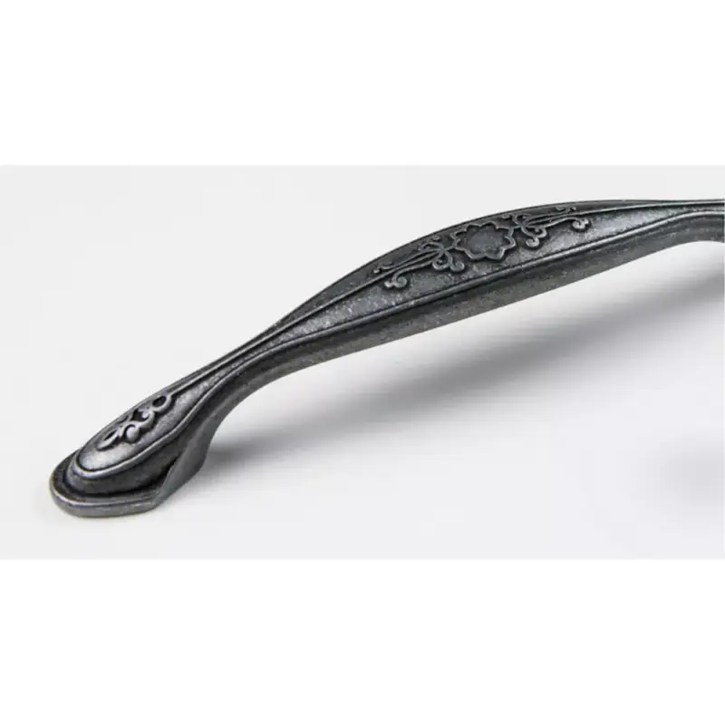 Moderner Möbelgriff aus Metall, antikschwarz, 128 mm Lochweite Kiárusítás