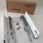 Schmalwandiges Schubkastensystem mit Feineinzug 122/350 mm Prémium