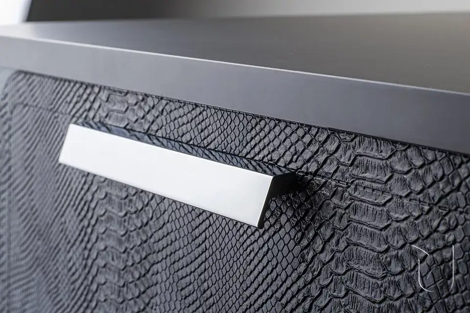 ISOLA Metall-Möbelgriff, Farbe Edelstahl, Bohrung 96 mm Ajánlat