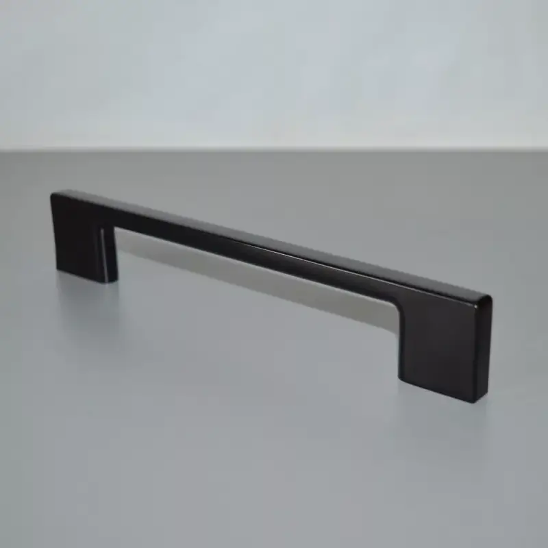 Szuper akció NAKANA Metall-Möbelgriff, schwarz glänzend, 96 mm BA