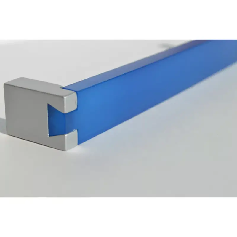 Matt crom farbe Metall - Blauer Acryl-Möbelgriff, 160 mm Bohrung Ne maradj le