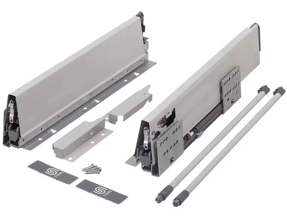 Olcsóbb StrongBox H140/450 grau, mit verdeckter Dämpfung