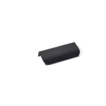 Outlet MONA Metall-Möbelgriff, kantenmontierbar, schwarz gebürstet, 64 mm Lochabstand