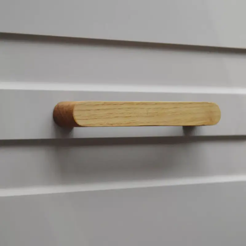 Olcsóbb Leland_128, Möbelgriff aus Holz, Eiche geölt, 128 mm Lochweite