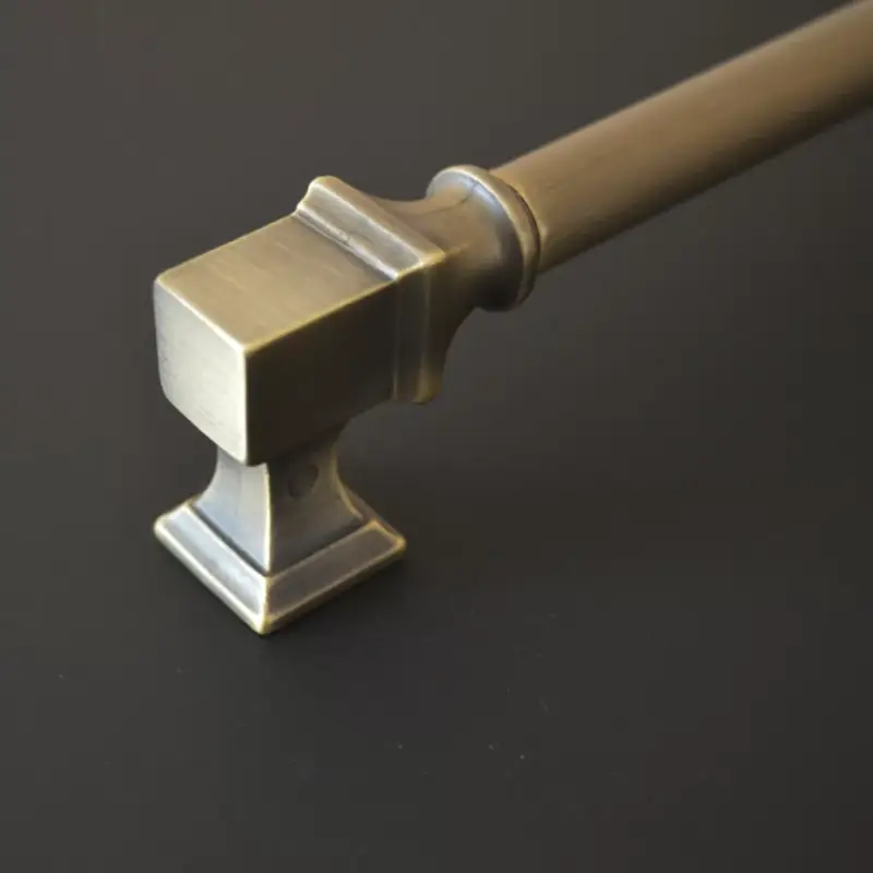 BU_015_192 _04RO Vintage-Stil, Metallgriff, bronzefarben, Lochabstand 192 mm Biztonságos fizetés