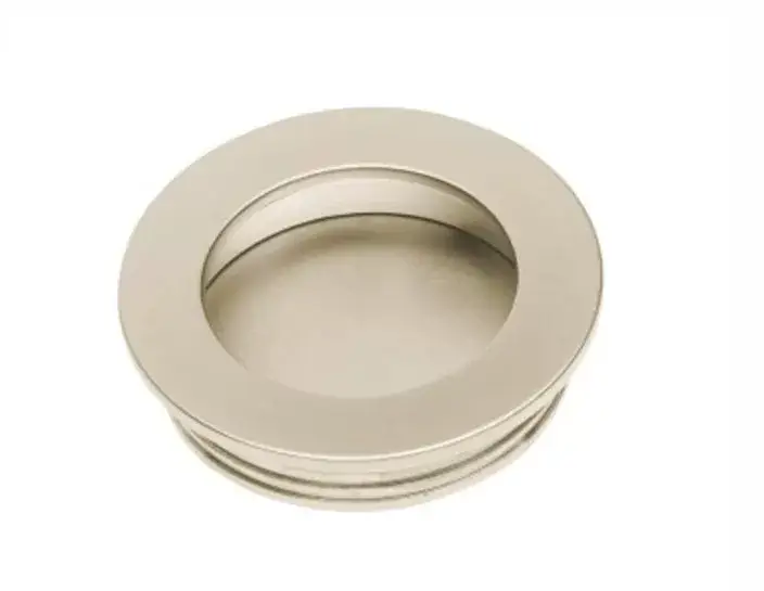 Bestseller Metall-Möbelgriff, versenktes Design, matt nickel farbe