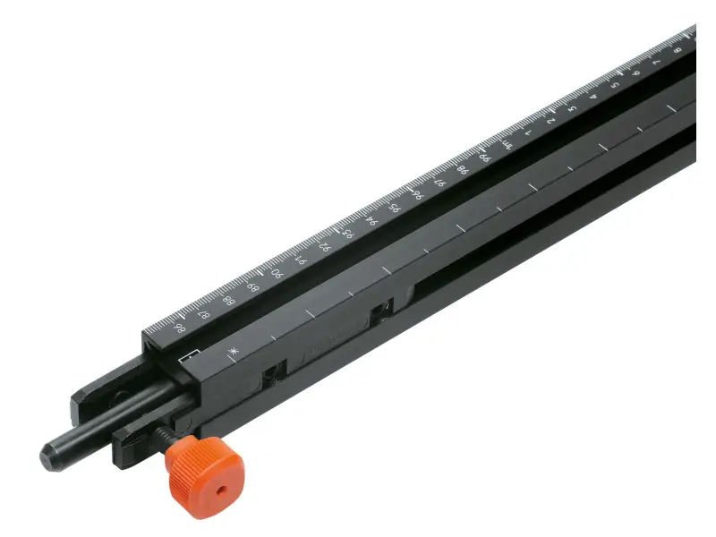 BLUM Vonalzóhosszabbító, MINIPRESS PRO, bal, skálázás 850mm-től 2550mm-ig Árcsökkenés