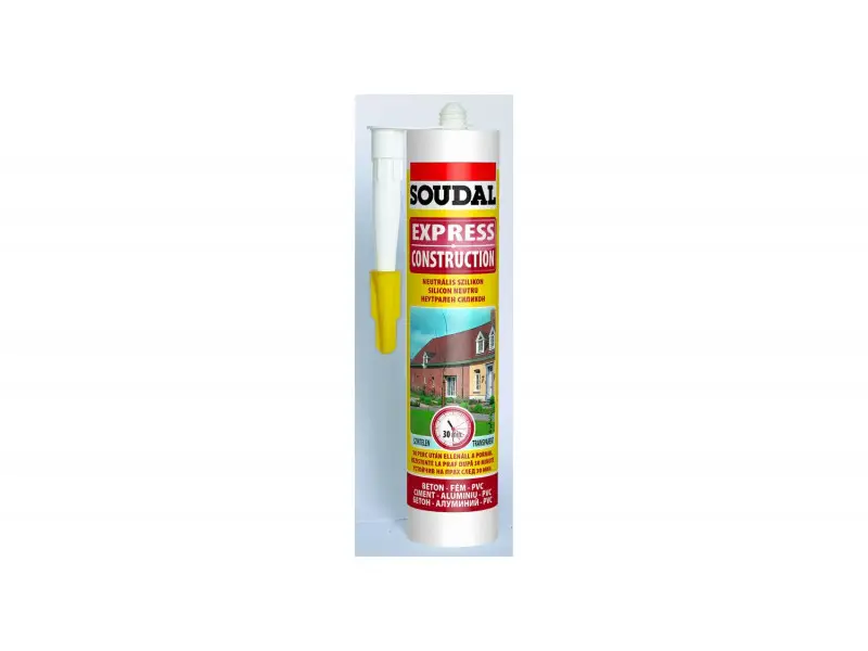 SOUDAL Neutrális szilikon fehér 280ml Kedvezményes ár