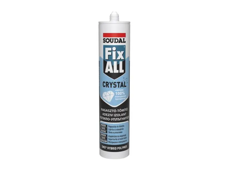 Utolsó esély SOUDAL FIX-ALL Crystal átlátszó 125ml