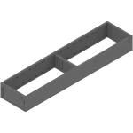 Gyors kiszállítás BLUM AMBIA-LINE Keret, a LEGRABOX/MERIVOBOX Fa Fiók, Acél, NH=450 mm, Szélesség=100 mm
