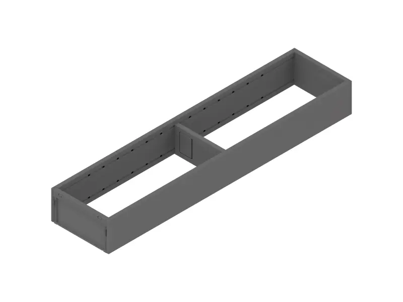 Gyors kiszállítás BLUM AMBIA-LINE Keret, a LEGRABOX/MERIVOBOX Fa Fiók, Acél, NH=450 mm, Szélesség=100 mm