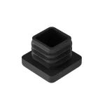ZOBAL IQ22 fekete végzáró 22x22 PVC 15,7mm Gyors szállítás