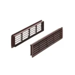 Vedd meg most Szellőzőrács műanyag barna /pár 300x75x20mm