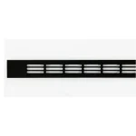 REJS szellőzőrács FEKETE 23,5x375 mm fekete Kiárusítás