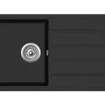 Azonnal elérhető EVIDO Easy 45S gránit mosogató, 760 x 440 mm, antracit