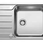 Vedd meg most BLANCO LEMIS XL 6 S-IF Compact, mosogatótálca, forgatható, fényezett rozsdamentes acél, 2 csaplyu