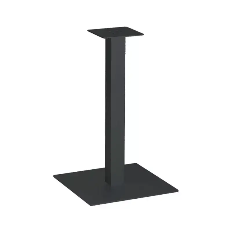 Asztalláb bisztró Szögletes 450x450mm Fekete Strong Azonnal elérhető
