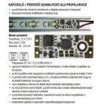 Led lámpához érintő kapcsoló Sárga 215666 Azonnali szállítás