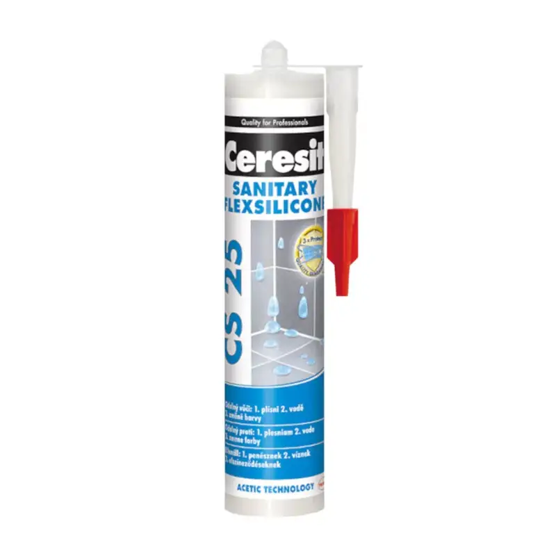 Expressz kézbesítés Ceresit CS 25 szaniter szilikon fehér 280ml