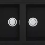 Gyors kiszállítás Elleci Best 450 gránit mosogató G40 Full Black 860x510/200mm