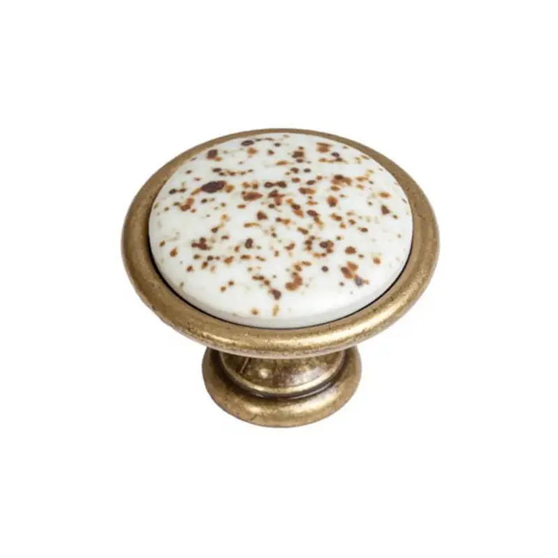 Fogantyú P07.10.00 D1G Antik Firenze-Kőminta Fém/Porcelán Szuper ajánlat