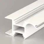Led profil "Lucera" profil 2fm-es, fogantyú profillal fehér lakk Szezonális akció
