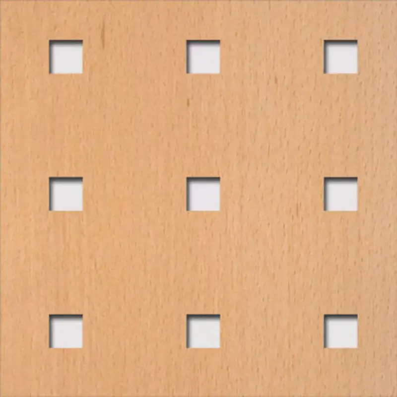 Laccato-Hdf Quadro 11-45 perforációval 381 Bükk 1400x510x3mm Árengedmény