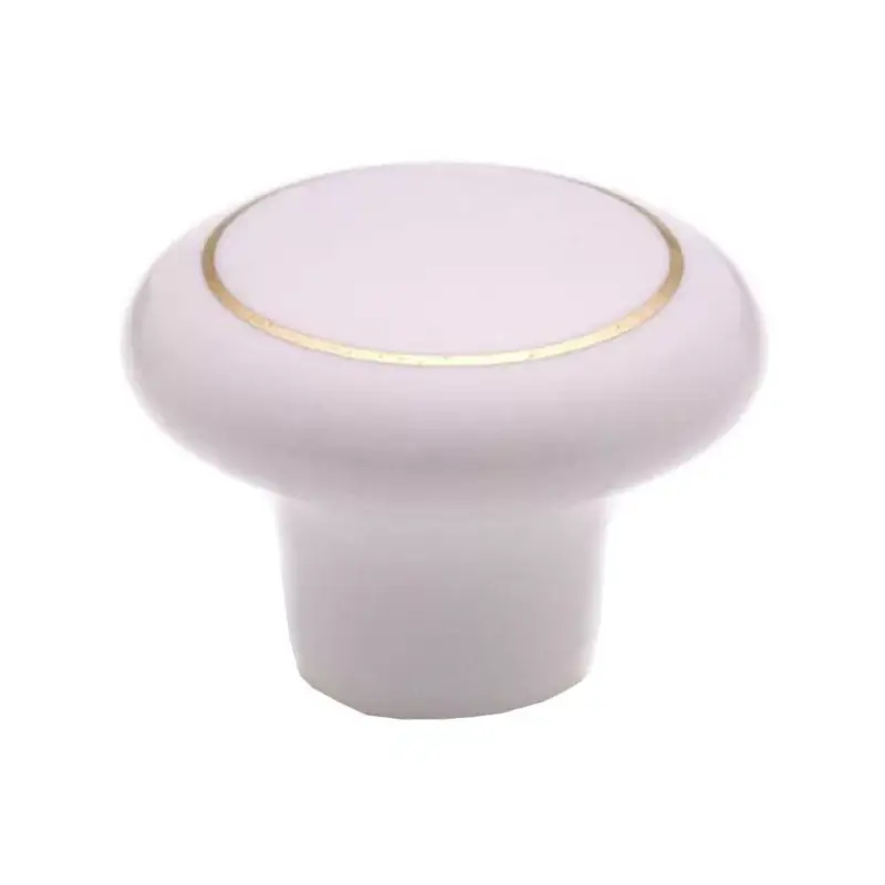 Fogantyú RF SP1-33 PD1 Fehér-Arany Gomb Porcelán Kedvezményes ár