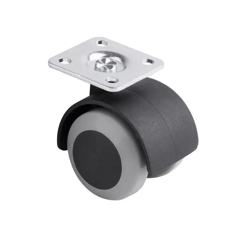 Akciós ár Bútorgörgő puha futófelülettel 40mm Szürke