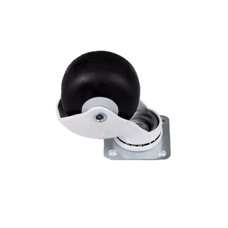 Népszerű Bútorgörgő 50mm Talpas 141.050W 45kg Fekete görgő, fehér ház