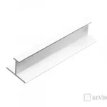 Sevroll - H-Profil H08/18 Matt Fehér Slimline 3fm Utolsó esély