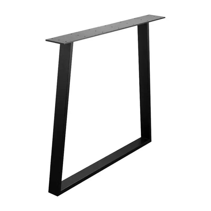 Végkiárusítás Asztalláb Trapéz 710x780mm Fekete Strong