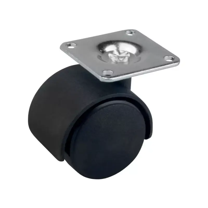 Bútorgörgő 50mm Talpas 40kg Fekete Gyors szállítás