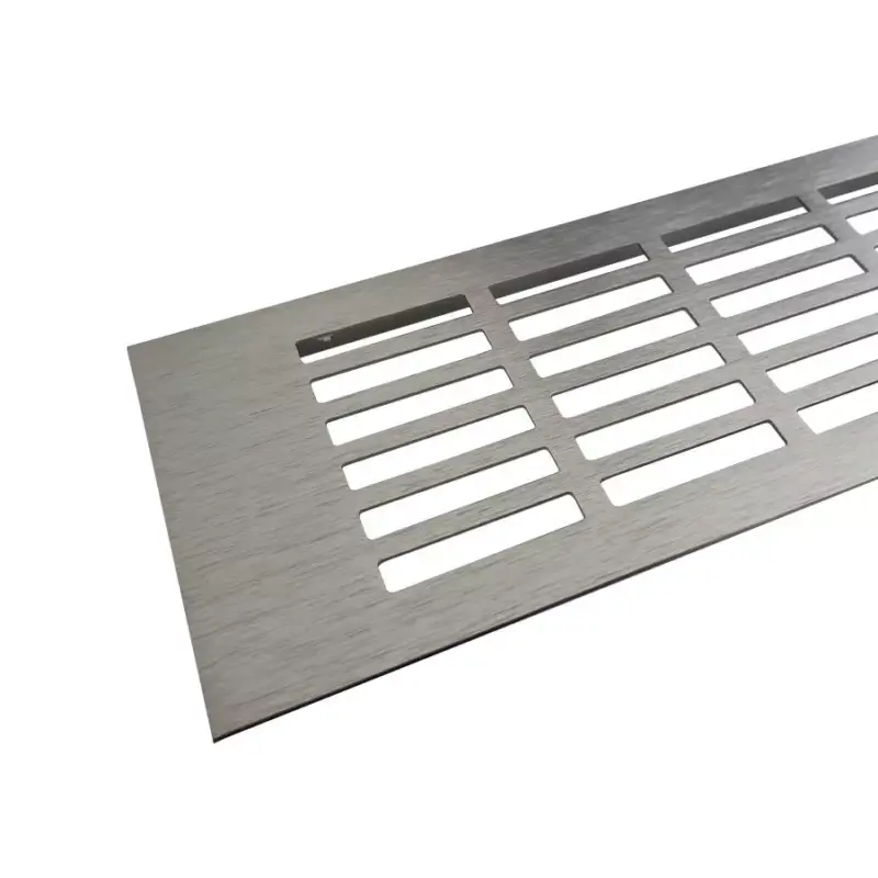 Biztonságos vásárlás Szellőzőrács 100x800mm Nemesacél imitáció