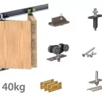 Valcomp - Herkules plus HP 2/40 Harmónika Tolóajtó görgő 40kg Árcsökkenés