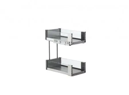 Ajánlat Fémrács EGTGM45B20E 2 részes Oldalra szerelhető 414×506×494mm ANTRACIT