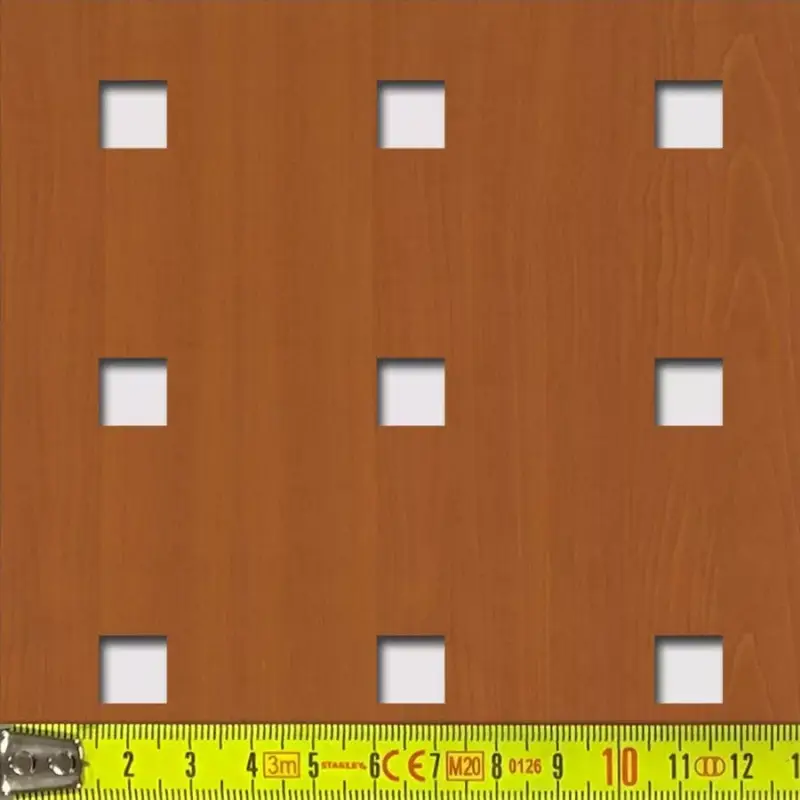 Laccato-Hdf Quadro 11-45 perforációval Cseresznye 1400x510mm Legjobb ár