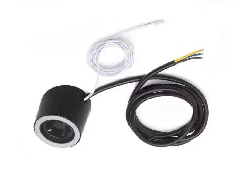 LED VILÁGÍTÁS UNIKA 4.5W 2700-4000K 24V DC D=75mm 230V-OS DUGALJJAL FEKETE Biztonságos fizetés