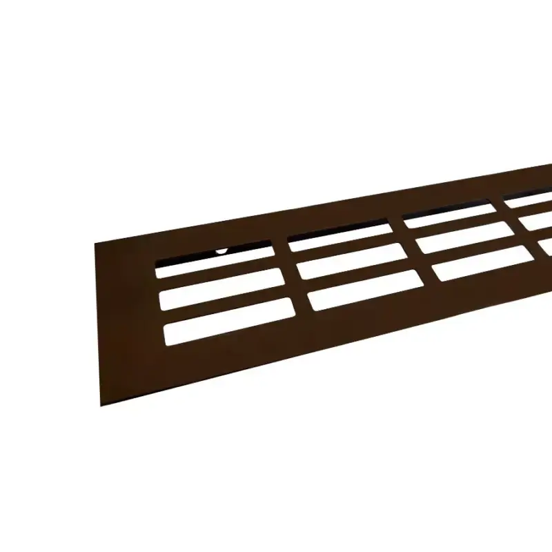 Szezonális akció Szellőzőrács 60x500mm Sötét Bronz elox