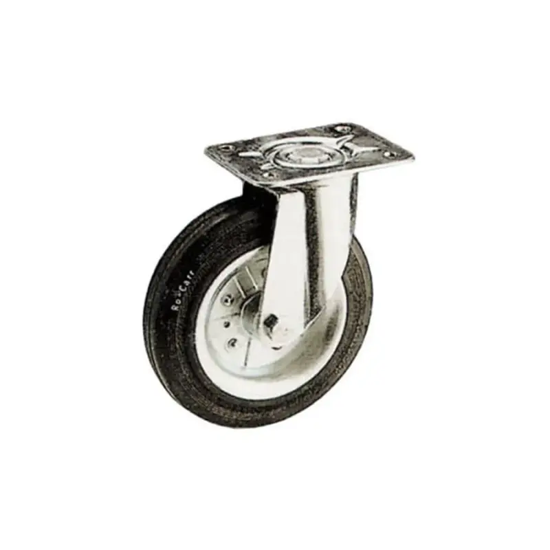 Bútorgörgő 150mm Talpas 350.150 Ipari kerék 120kg Fekete Biztonságos vásárlás