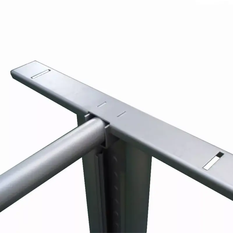 Irodabútor átkötőelem csöves 1200mm RAL9006 Alumínium Szuper akció
