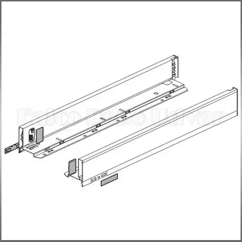Gyors kiszállítás BLegrabox 770M3002S 90/63mm Selyemfehér káva 300mm mélységű