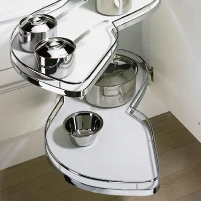Árcsökkenés Kesseböhmer LeMans II ARENAplus Classic 400mm Balos, tengellyel, 25kg/polc Króm/Hófehér