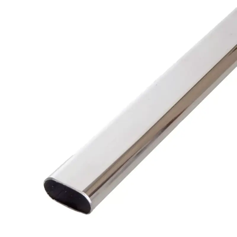 Fém vállfatartó rúd ovális 2000x30x15x0,7mm Króm Olcsóbb