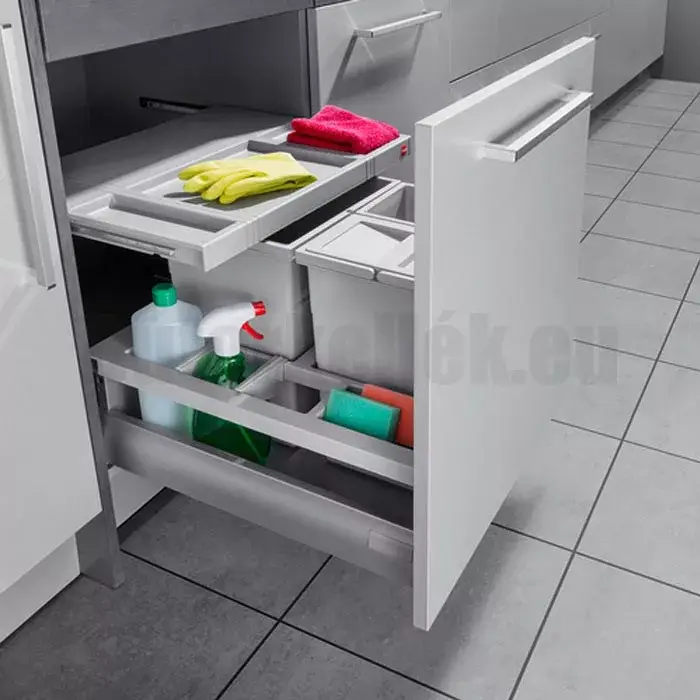 Hulladékgyűjtő szelektív Separato-K 600mm 1x18L+2x8L Hailo Legnépszerűbb